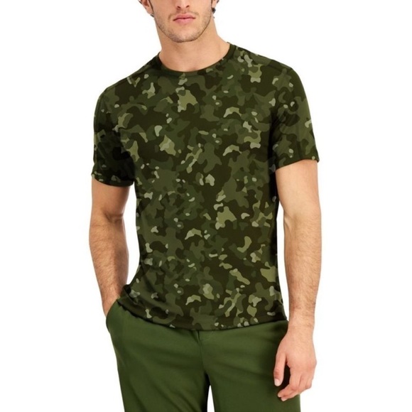 New ID Ideology Men's Birdseye Printed Training T-Shirt Green Size S - Picture 2 of 4